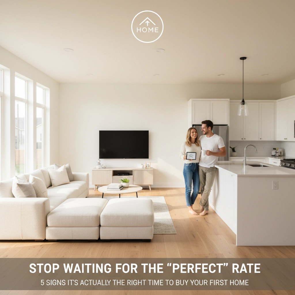 Stop Waiting for the 'Perfect' Rate: 5 Signs It's Actually the Right Time to Buy Your First Home
