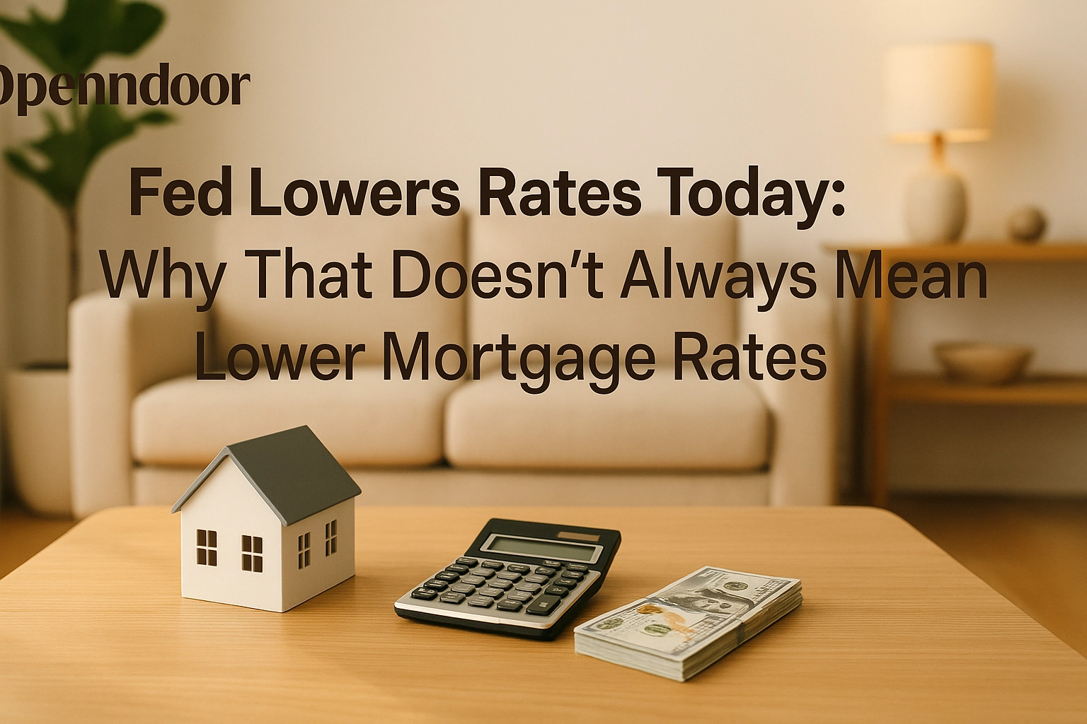 Fed Lowers Rates Today: Why That Doesn't Always Mean Lower Mortgage Rates